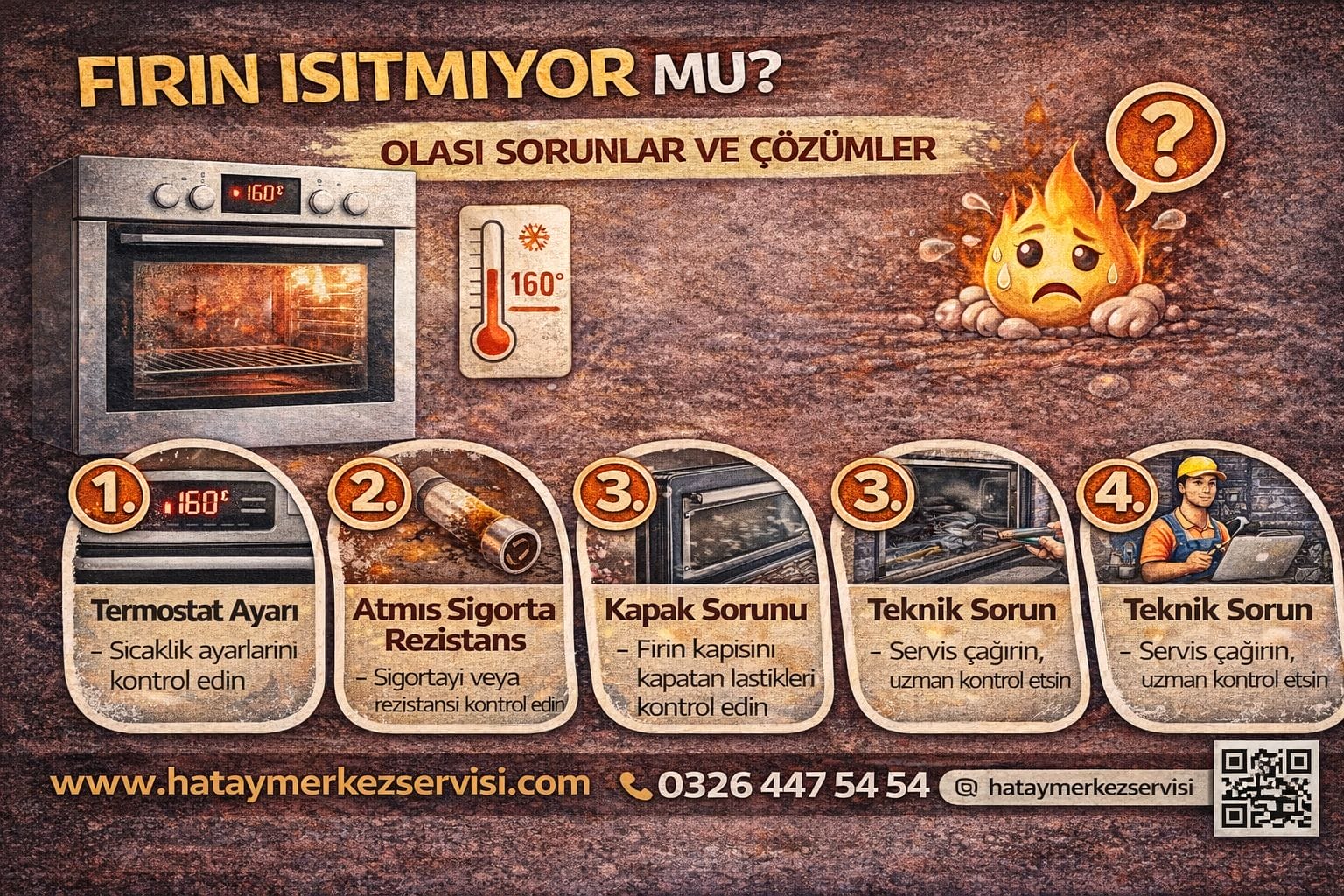 Fırın Isıtmıyor mu