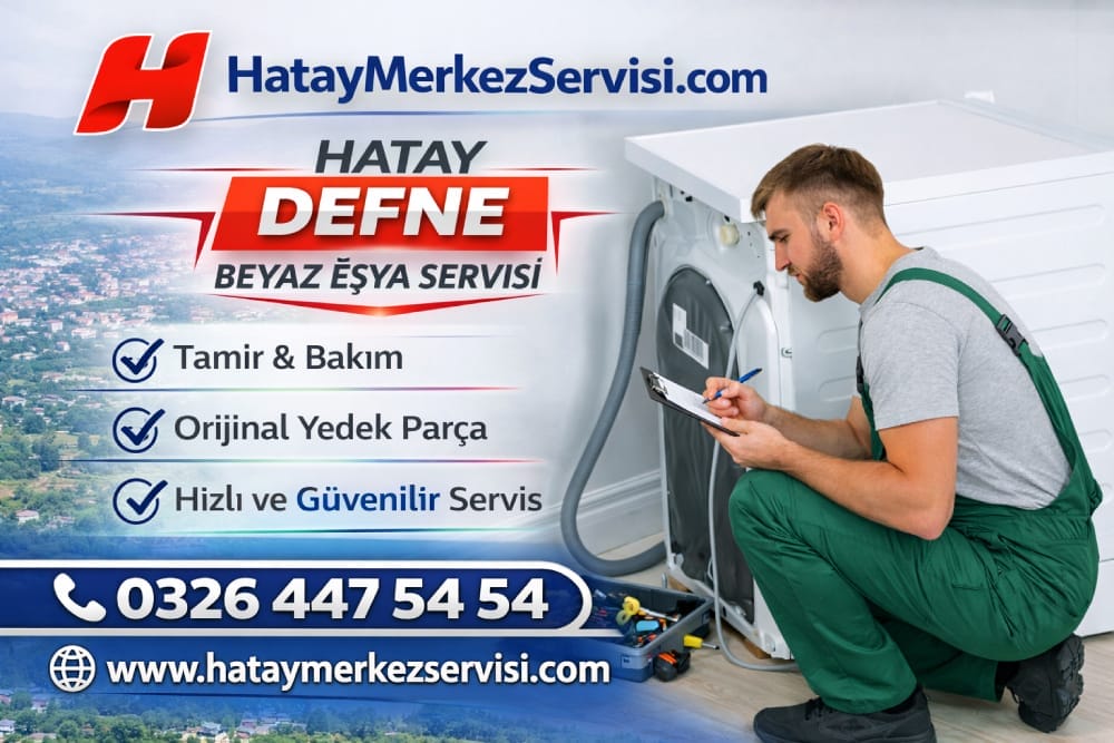 Defne Profilo Servisi teknik servis personeli Profilo beyaz eşya arızasını yerinde tamir ederken