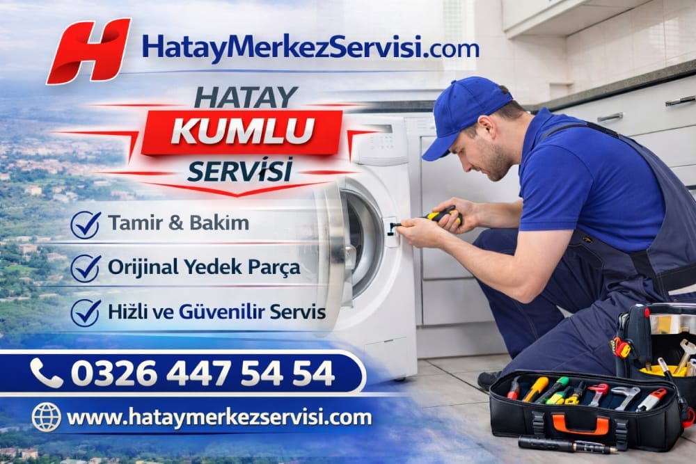 Kumlu Profilo Servisi teknik servis uzmanı çamaşır makinesi tamiri yaparken